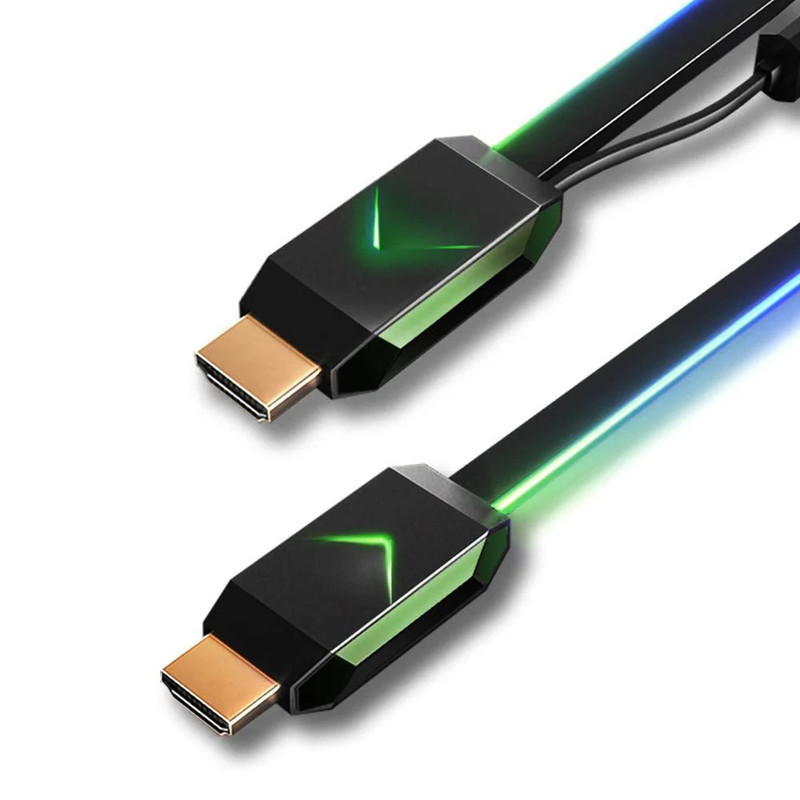 Vivify Arquus W73ø Optical Fiber HDMI 2.0 Gaming RGB Chroma Enable 2.7M 4K Cable - كابل
